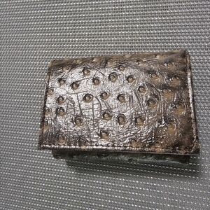 Textured Brown Wallet